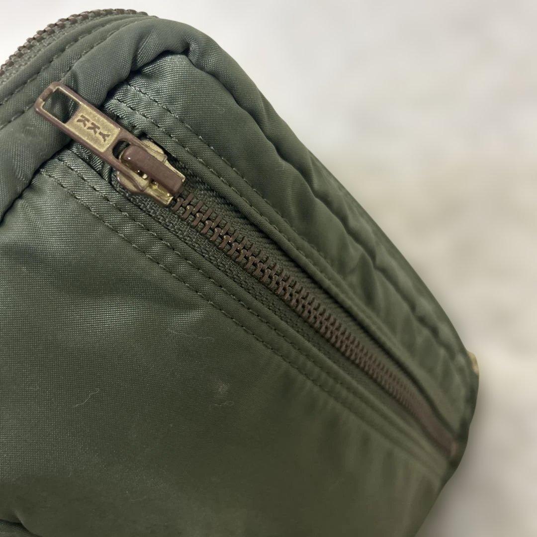 【美品・廃盤レア商品】PORTER TANKER ポーチ　セージグリーン
