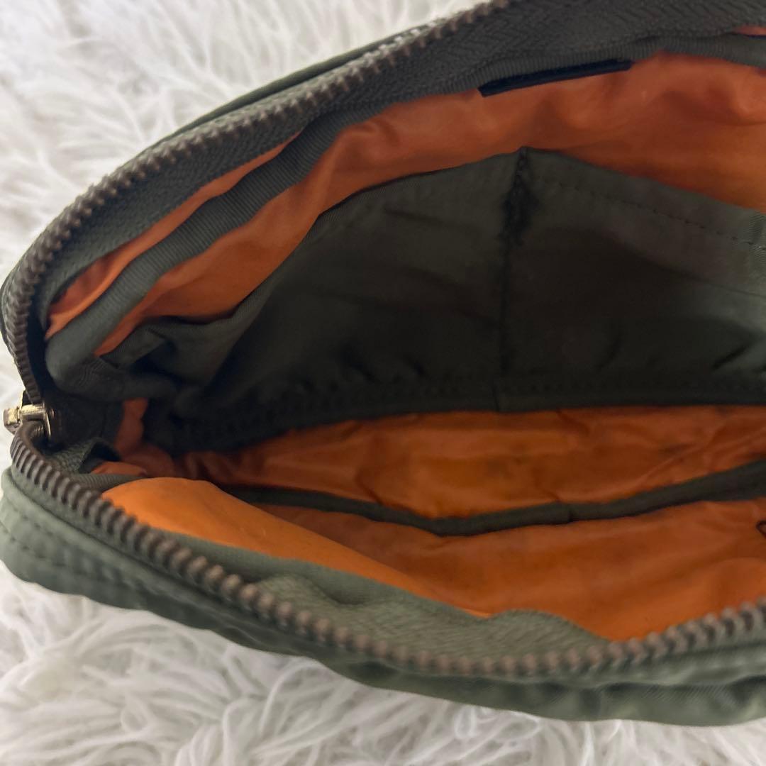 【美品・廃盤レア商品】PORTER TANKER ポーチ　セージグリーン