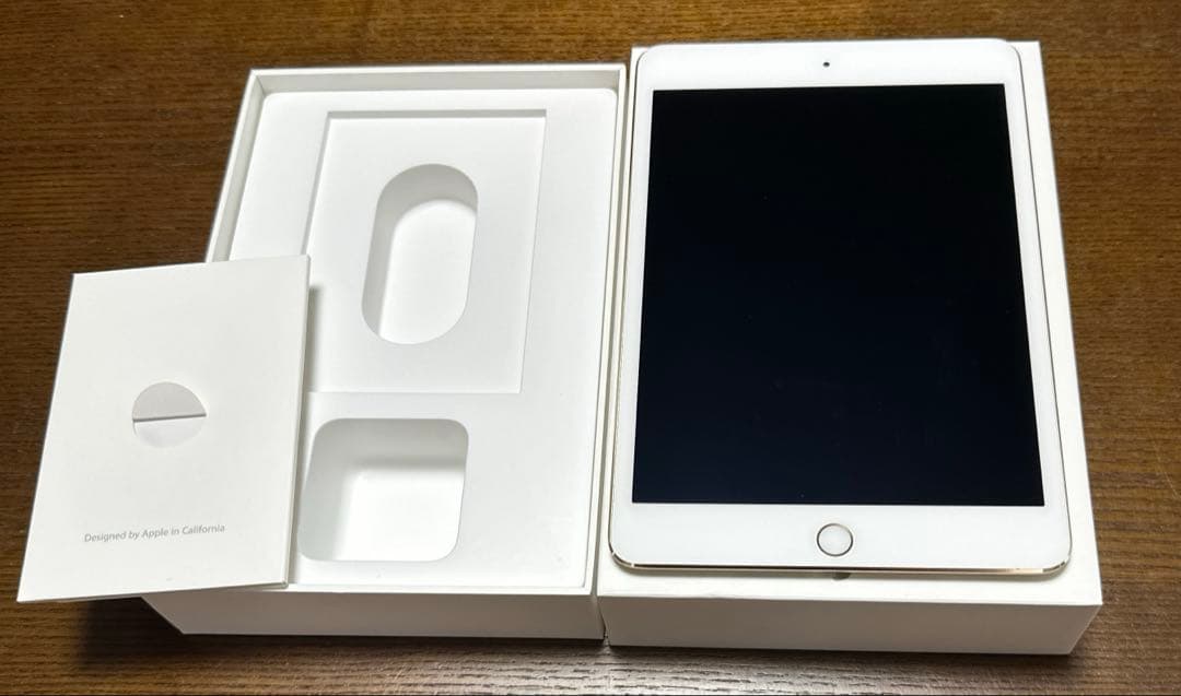 iPad mini4 Wi-Fi セルラー　128GB ゴールド最大容量99%