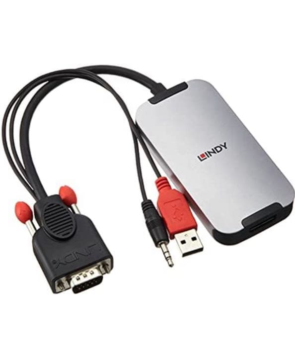 VGA to DisplayPort 1.2 Converter USB給電