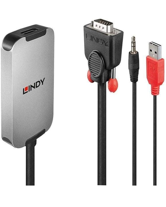 VGA to DisplayPort 1.2 Converter USB給電