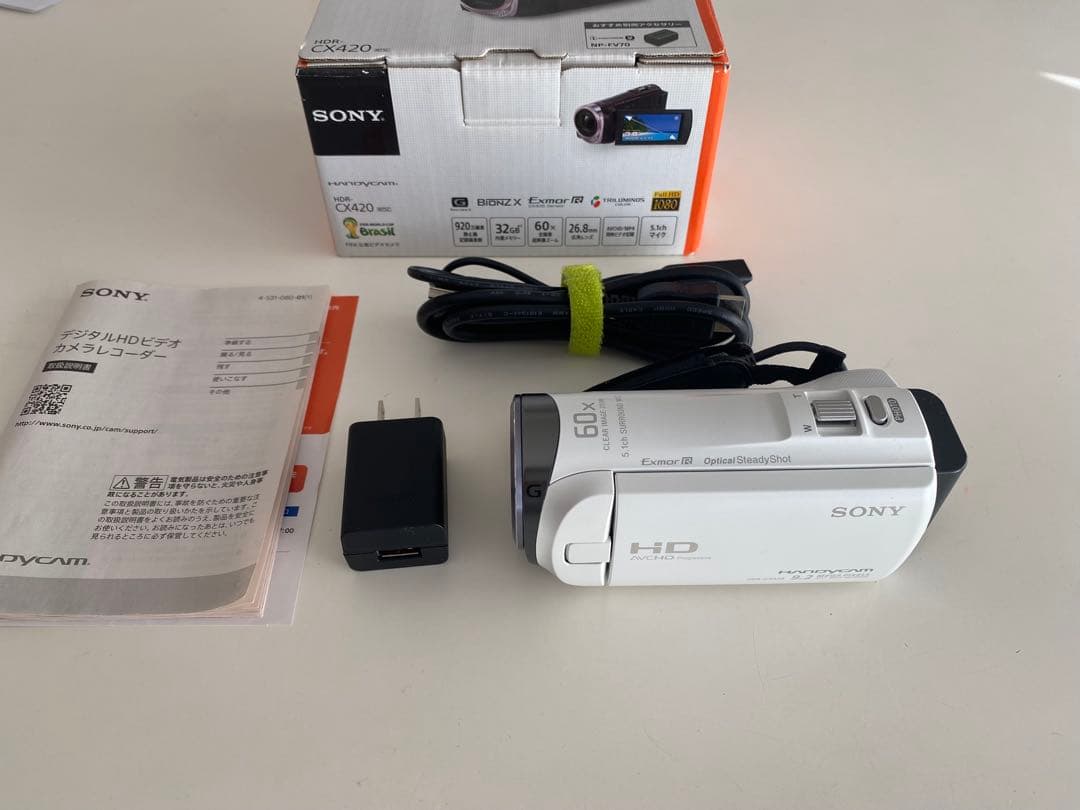 【動作確認済】SONY HDR-CX420 HANDYCAM ビデオカメラ