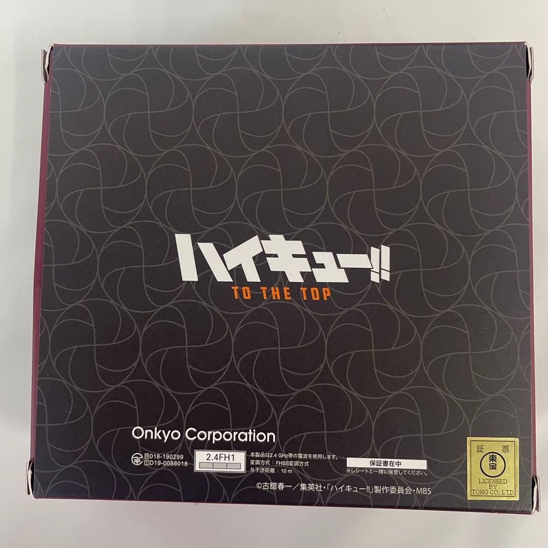 希少 ONKYO オンキヨー ハイキュー ワイヤレスイヤホン 稲荷崎高校