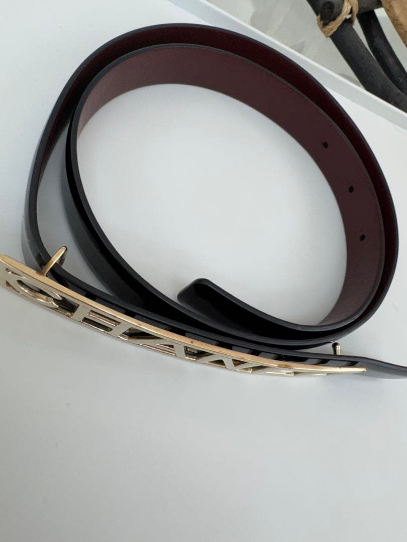 【本日限定⠀】CHANEL ベルト ブラック 75/30