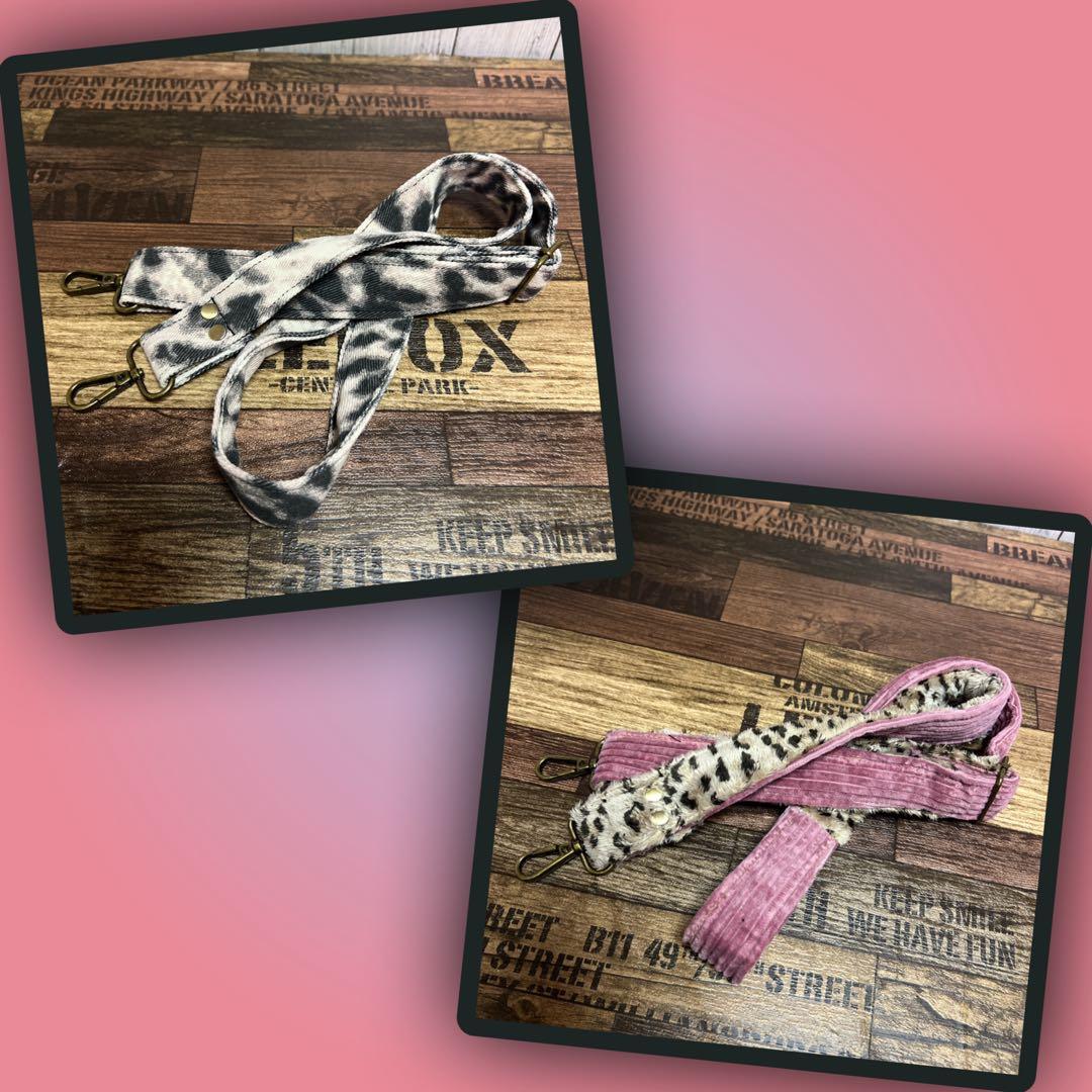 ♾専用♾ ふんわりトートバッグ▸︎▹︎デニムリメイク レオパ▸︎▹︎ハンドメイド