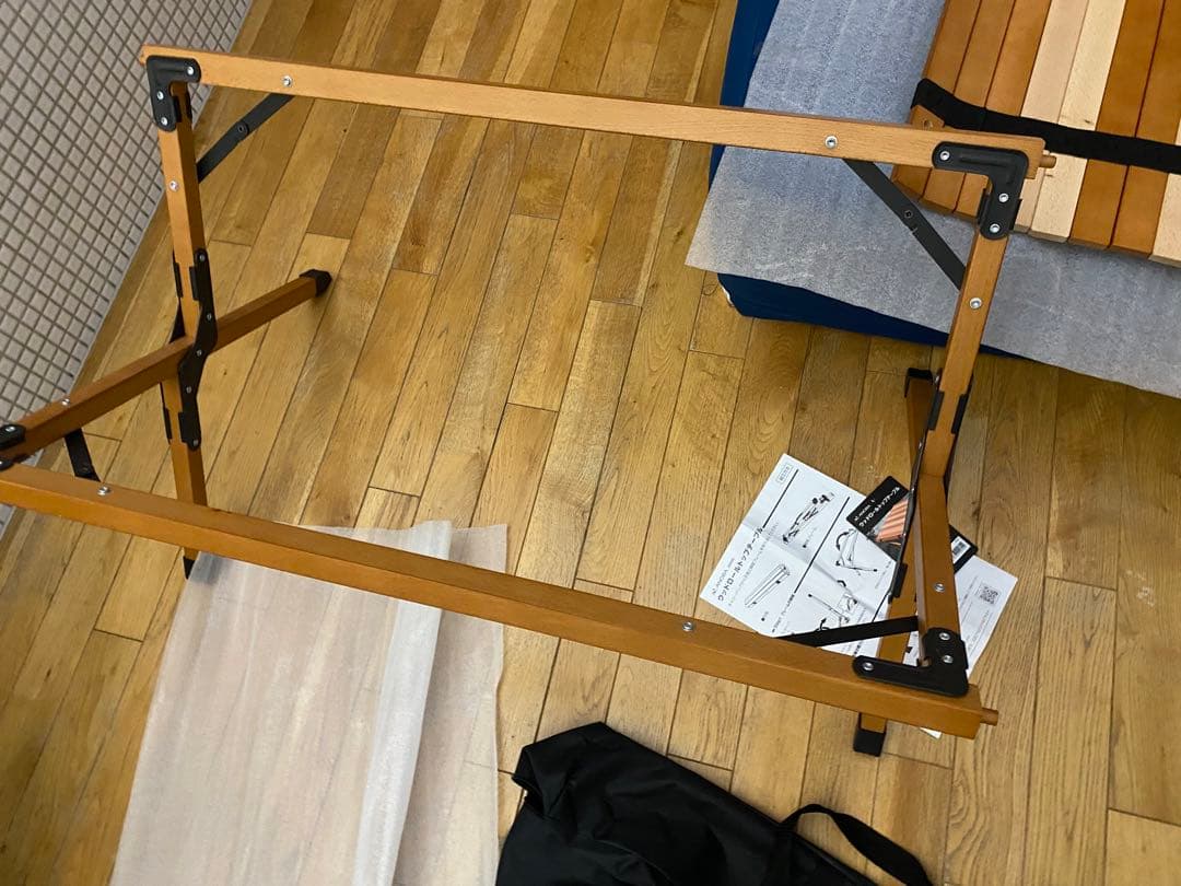 新品 アノバ ANOBA ウッドロールトップテーブル AN005 アウトドア