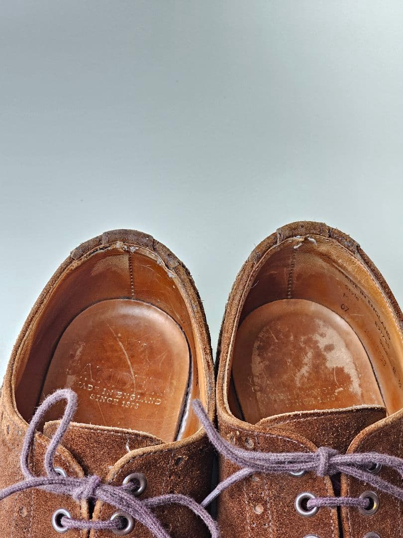 SANDERS サンダース　スエード　UK8.5