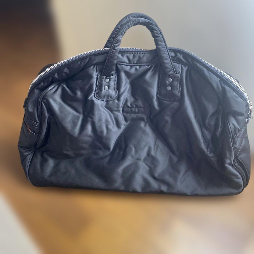 HEAD PORTER ブラックボストンバッグ