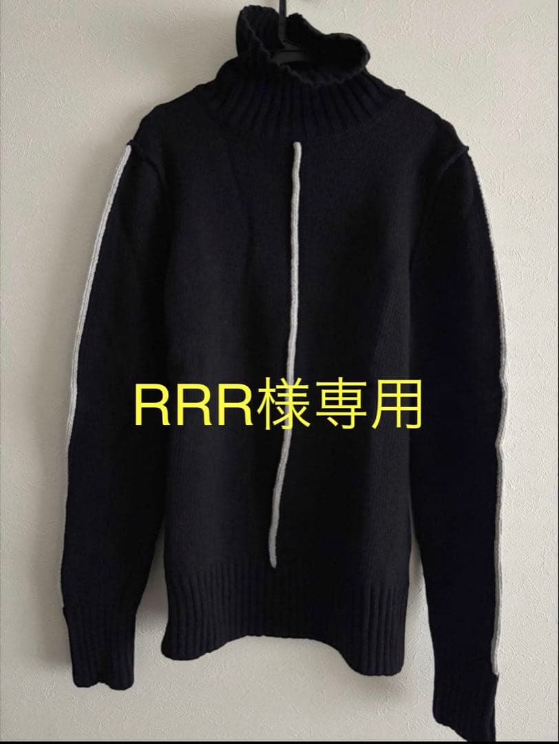 【新品未使用】 Egonlab. ラインタートルネックニット