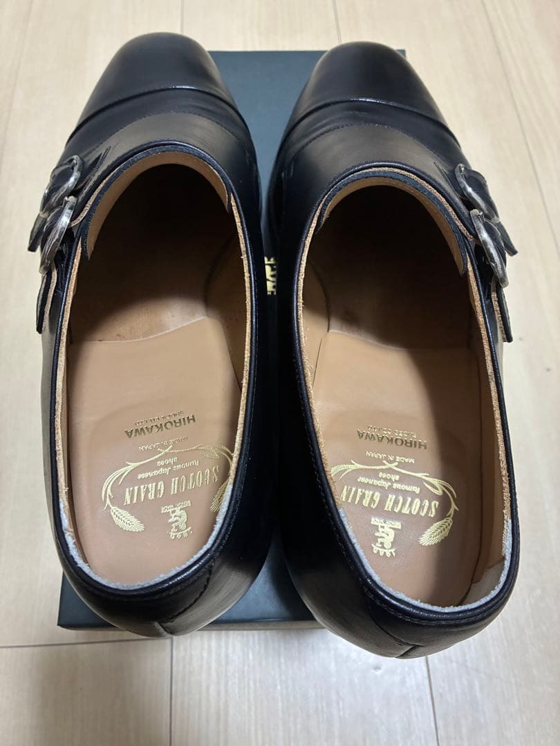 【どっくんさま専用】 SCOTCH GRAIN ダブルモンクストラップシューズ