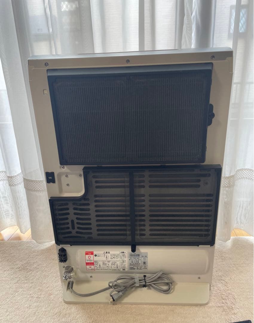 ガスファンヒーター デジタル表示付き