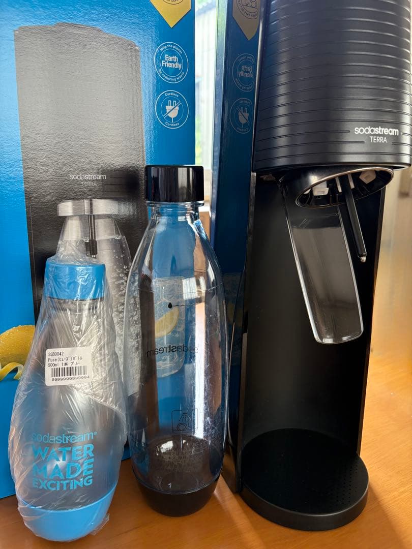 動作確認済み ソーダストリームTERA（テラ）ブラック
