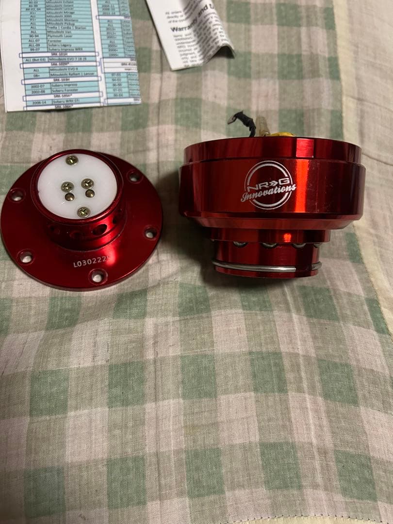 NRG クイックリリースボス