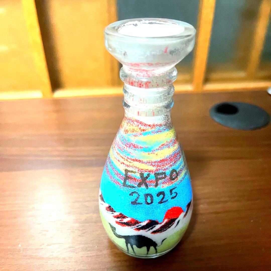 ヨルダンパビリオン　サンドアート　砂　EXPO2025 大阪関西万博