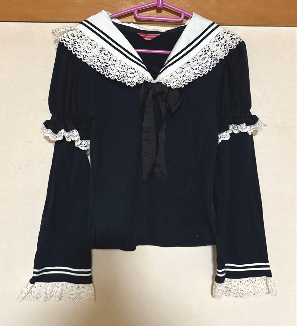 ベイビーザスターズシャインブライト、セーラーカラー、カットソー