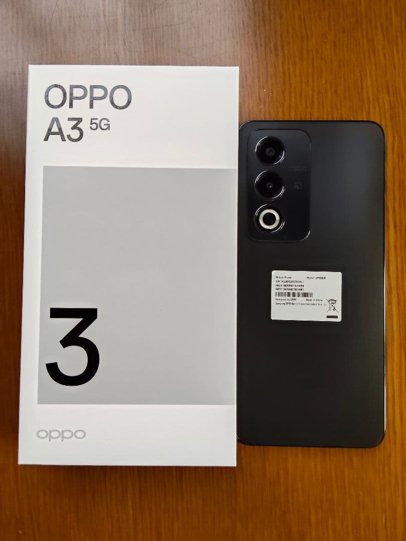 OPPO A3 5G本体＋保護フィルム＋ケース