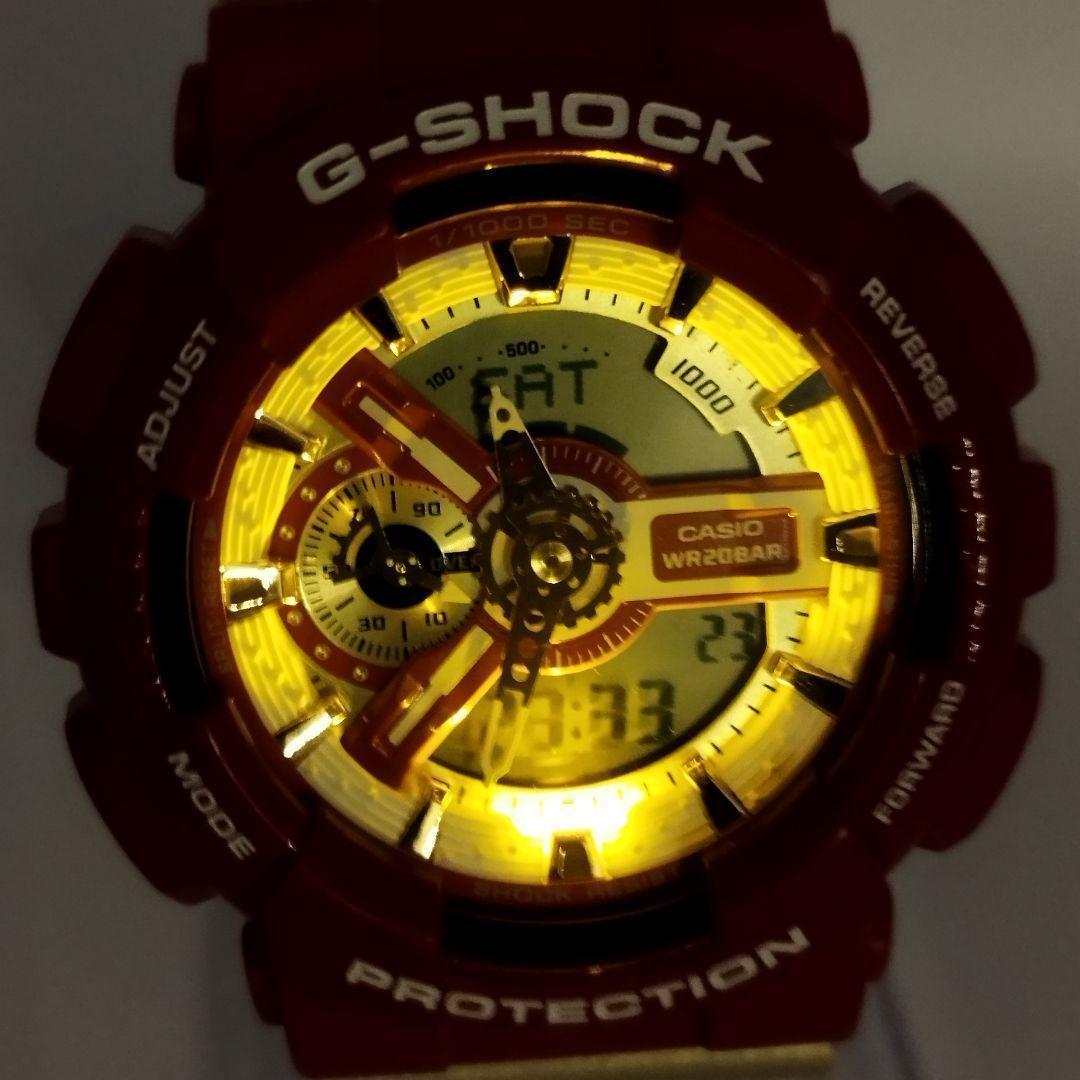 カシオ G-SHOCK クレイジーカラーズ アイアンマンカラー GA-110CS