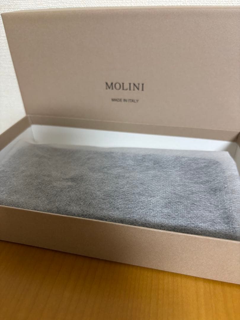 MOLINI MiniRoundZipLongWallet-Black×Gray