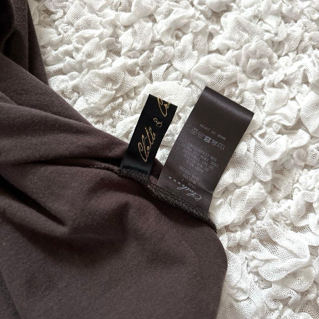 クロスアンドクロス　石田ゆり子　Vネック半袖Ｔ　ハニオ