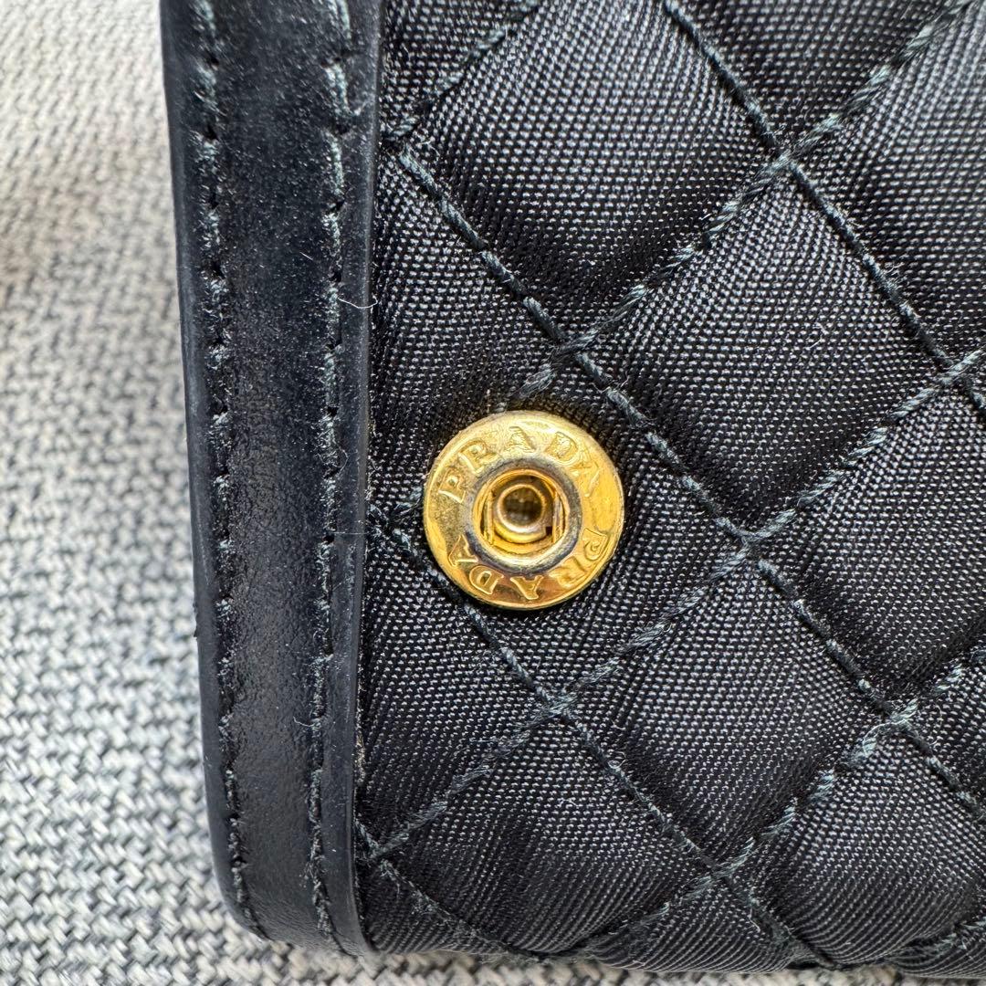 PRADA プラダ テスートナイロン キルティング 二つ折り ロングウォレット