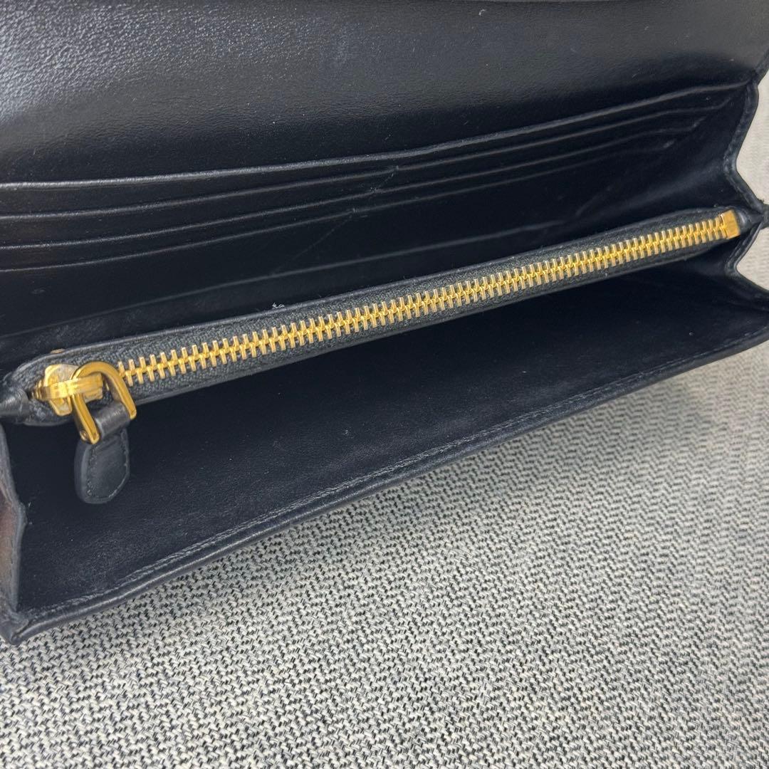 PRADA プラダ テスートナイロン キルティング 二つ折り ロングウォレット