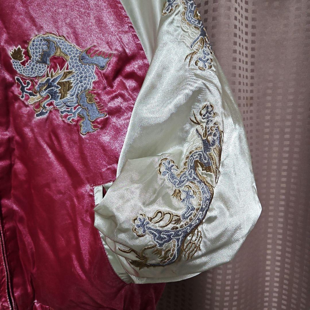 ピンクのキラキラ✨スカジャン★暖かい❤中綿