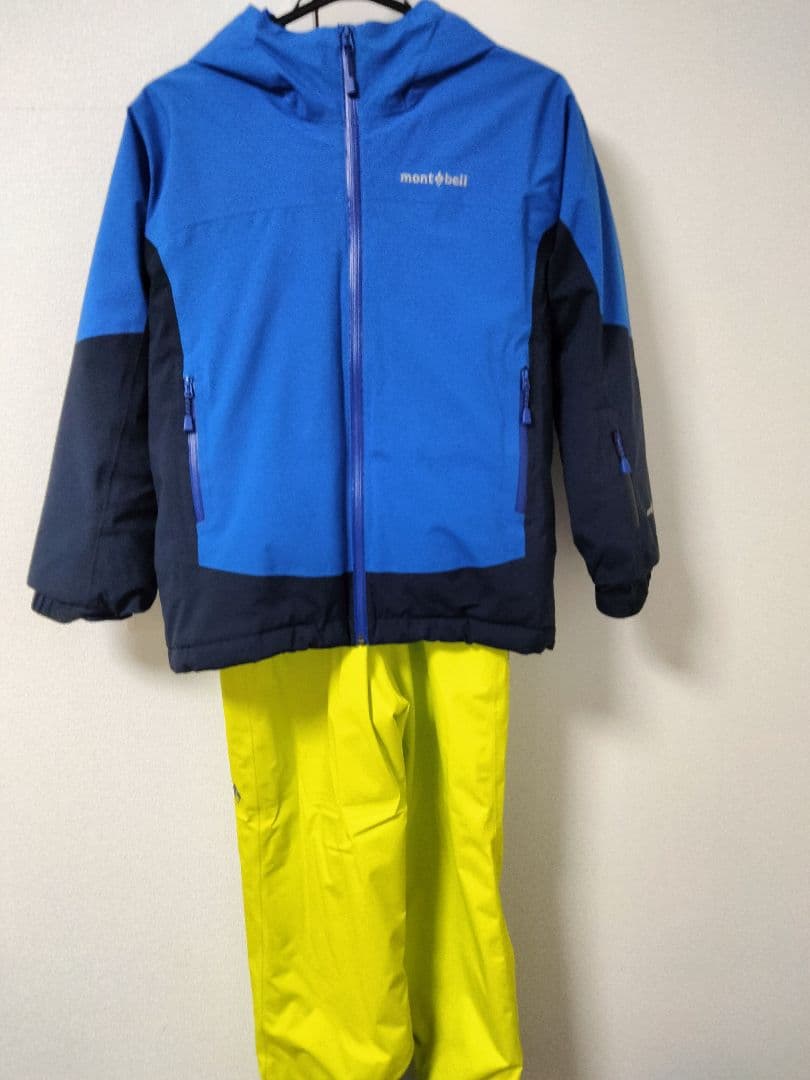 美品！ mont-bell 子ども用スキーウェアセット 150