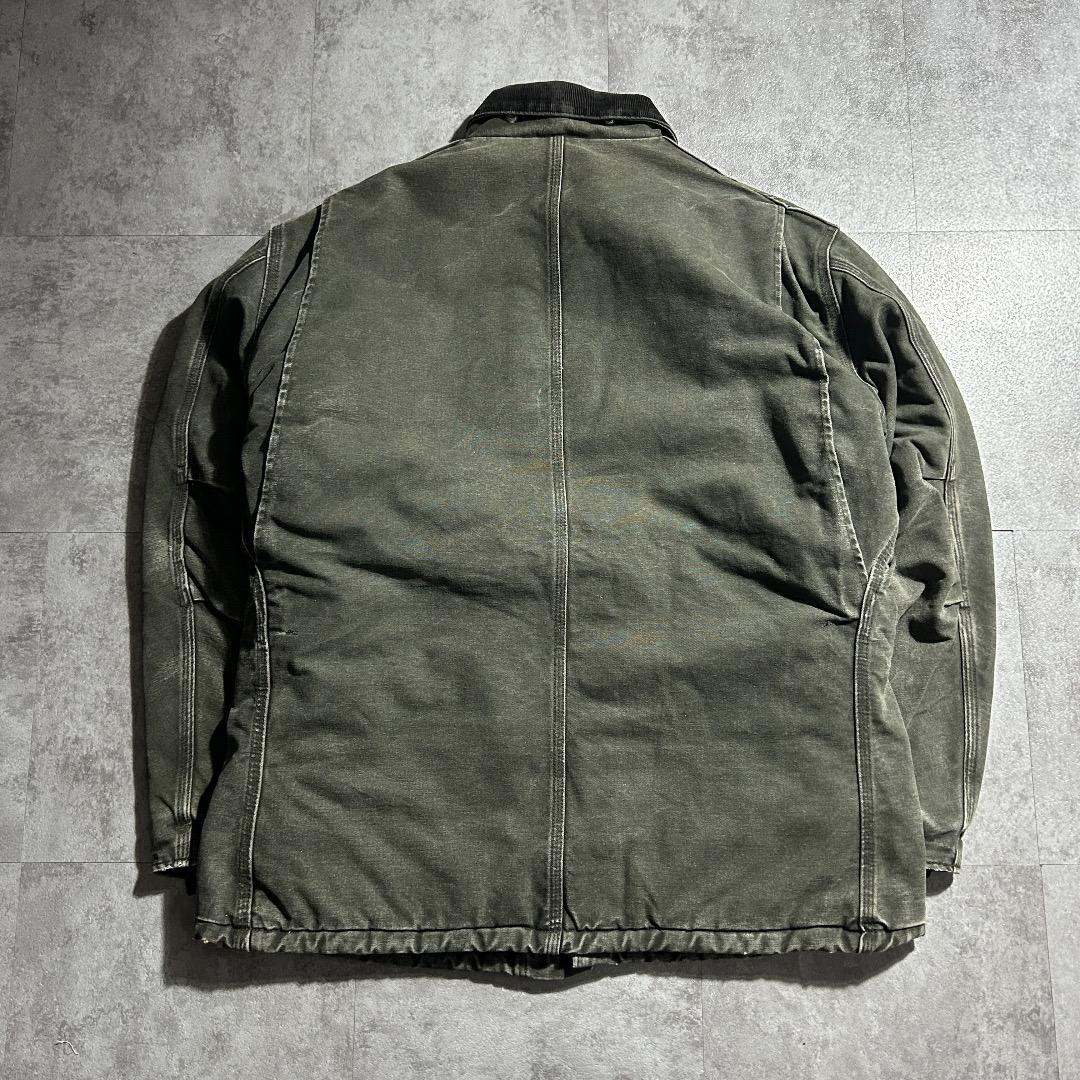 00s メキシコ製USA生地 モスグリーン カーハートトラディショナルジャケット