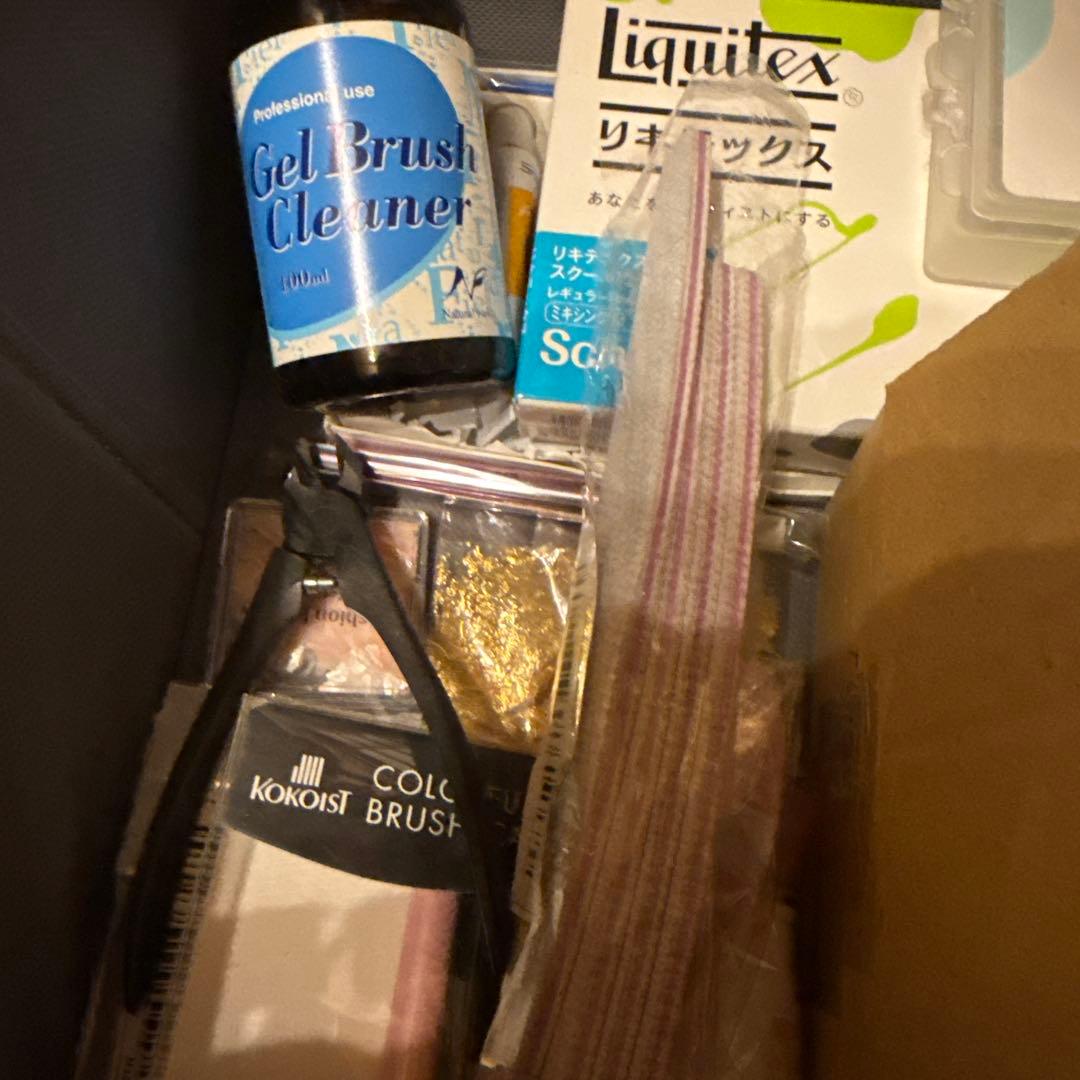 専用ネイルアート用品セット（グリッター・ストーン・ジェル）