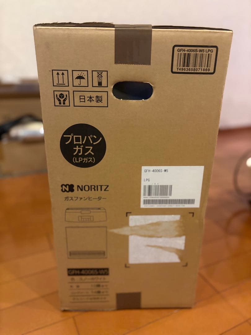 【未開封★新品】NORITZ ガスファンヒーター GFH-4006S-W5