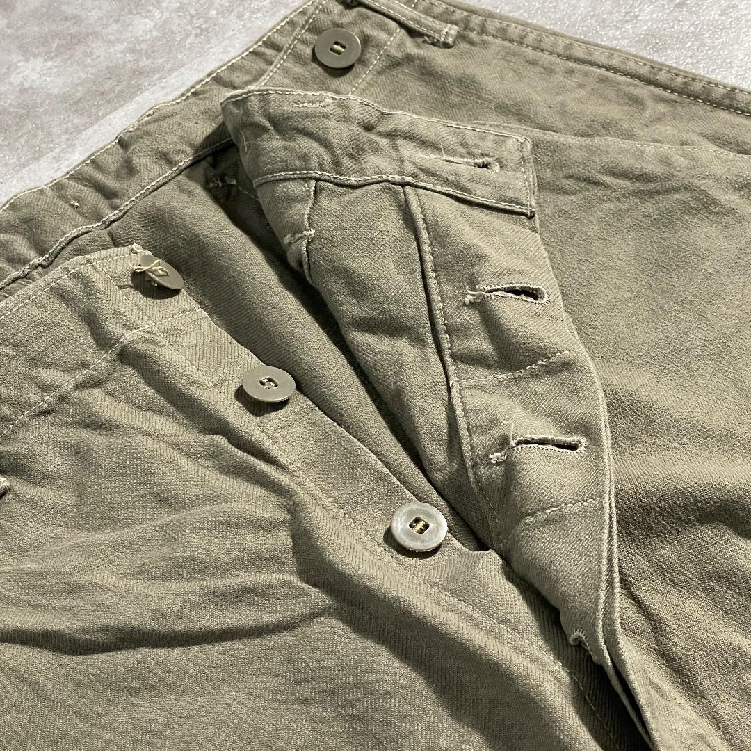 40-50s スウェーデン軍 コットン ミリタリー ベイカーパンツ M39