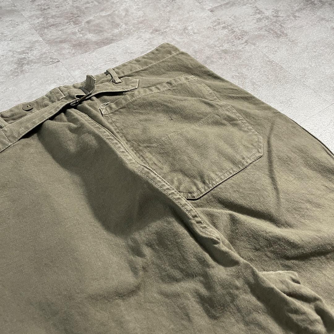 40-50s スウェーデン軍 コットン ミリタリー ベイカーパンツ M39