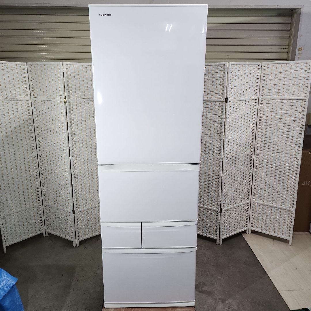 【美品】TOSHIBA 冷凍冷蔵庫 GR-U41GK (WT) 2023年製