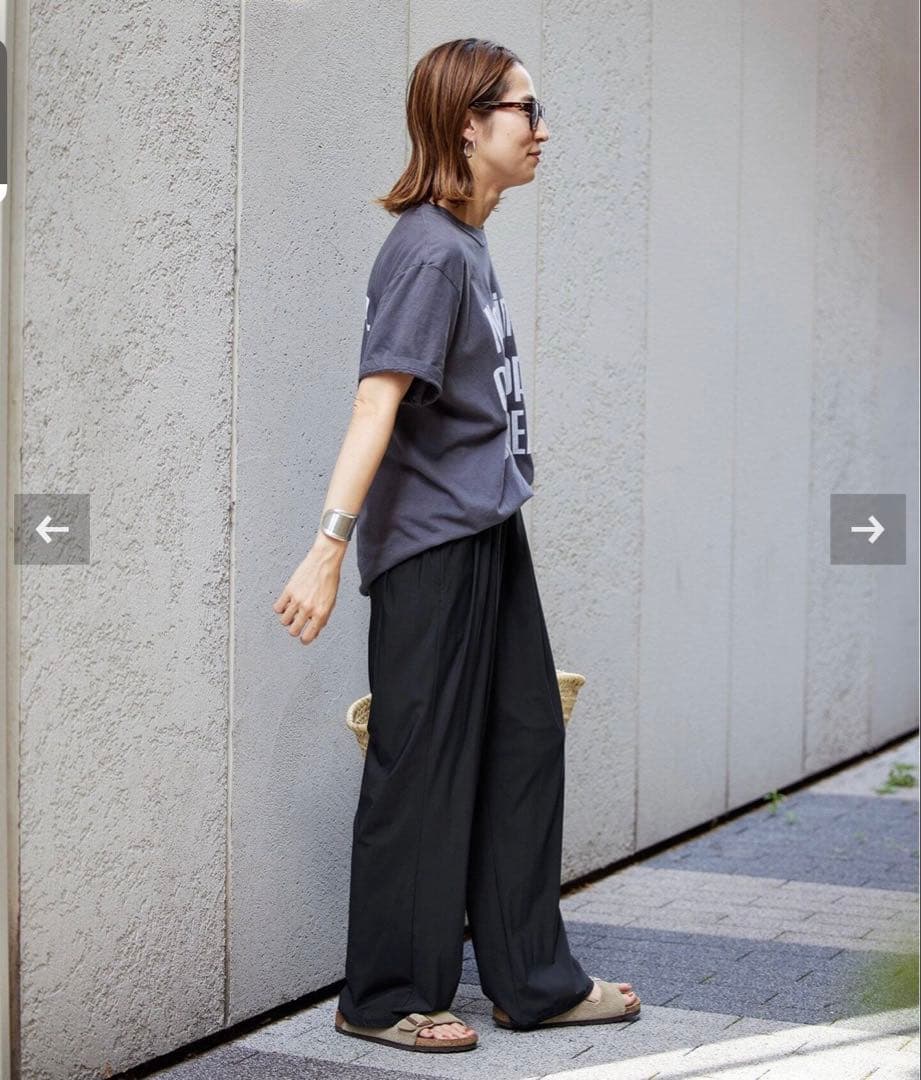 【新品】FRAMeWORK UVカットクールジャージーパンツ2