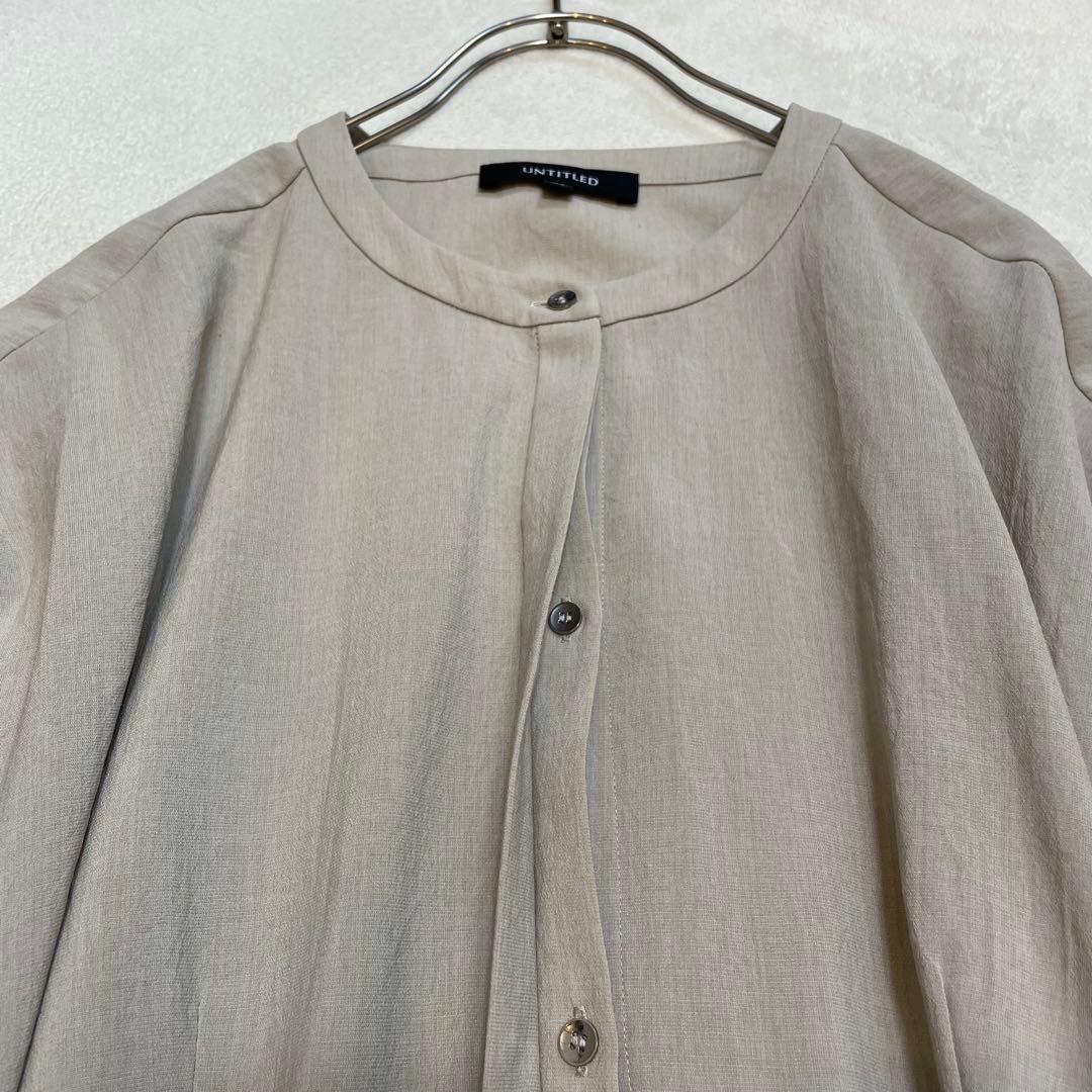 アンタイトル ボイルベルテッドプリーツワンピース 44 大きいサイズ