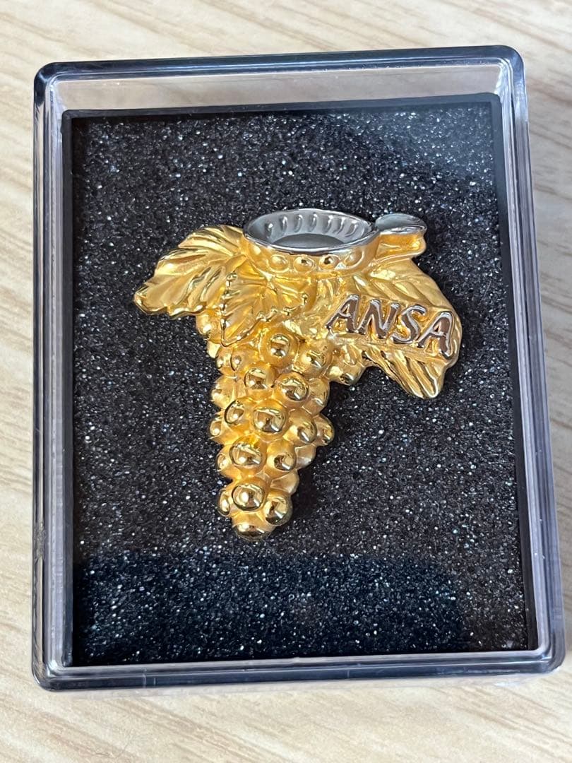 ★本物★最終販★ワインコーディネーターピンバッジ　ANSA（全日本ソムリエ協会）
