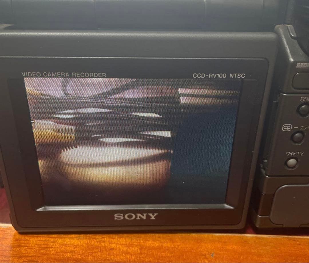 動作良好Video.Hi8 ソニー CCD-RV100 高画質8ミリビデオカメラ