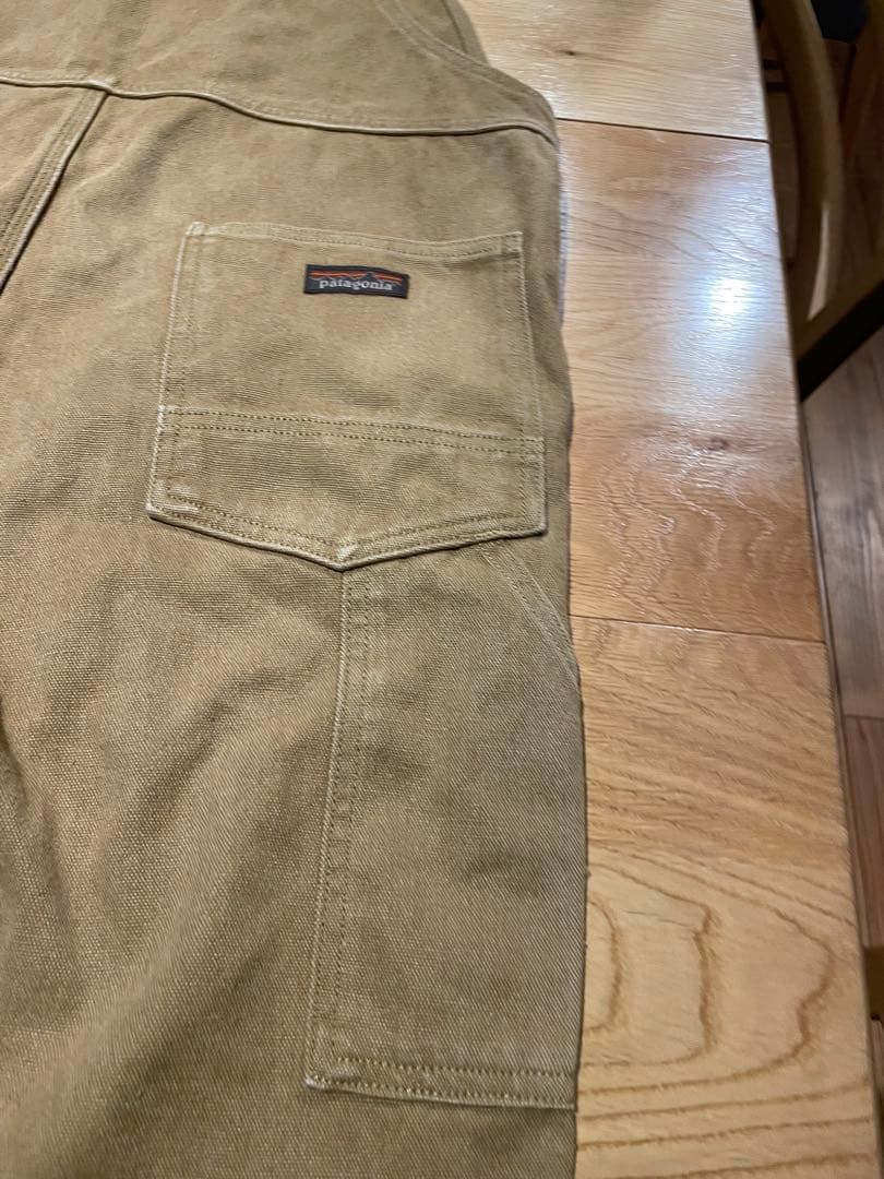 パタゴニア ヘンプ ブラウンオーバーオール・つなぎ 34 ヘンプ