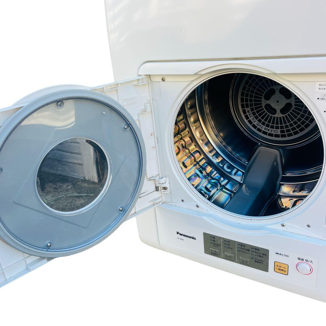 【動作品】　Panasonic 電気式乾燥機 ホワイト