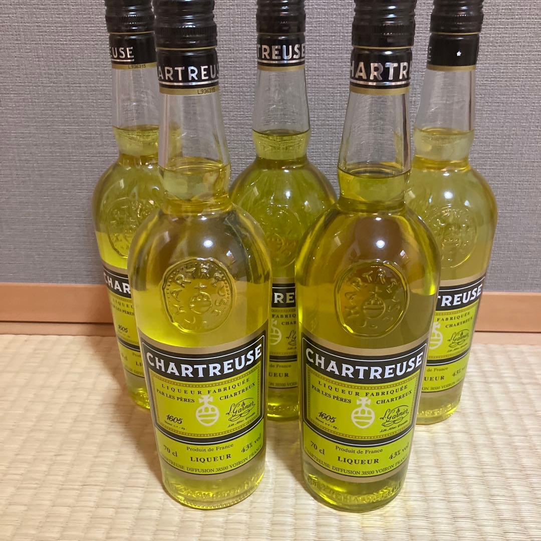 CHARTREUSE シャルトリューズ　リキュール 700ml 43% 5本