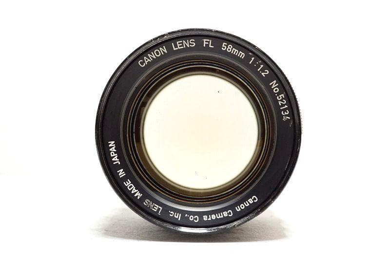 貴重な明るい単焦点　Canon FL 58mm F1.2