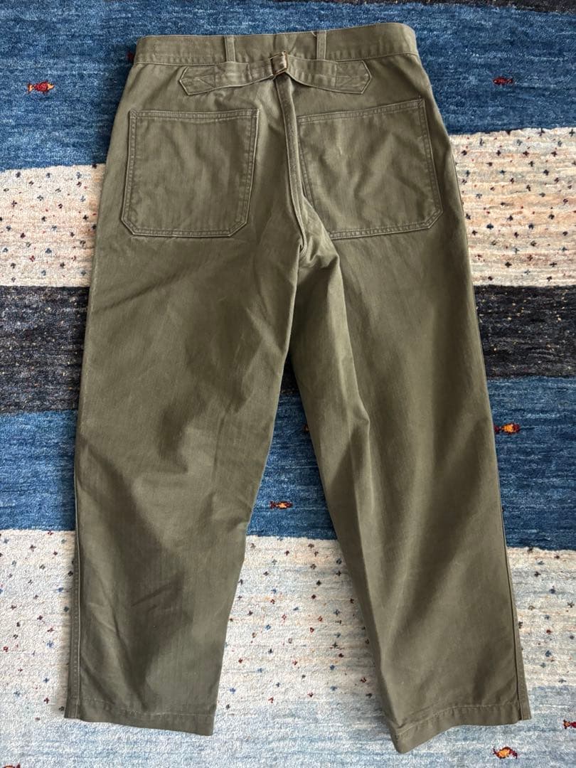 BONCOURA Work Pants ThreneVat Dye ヘリンボーン