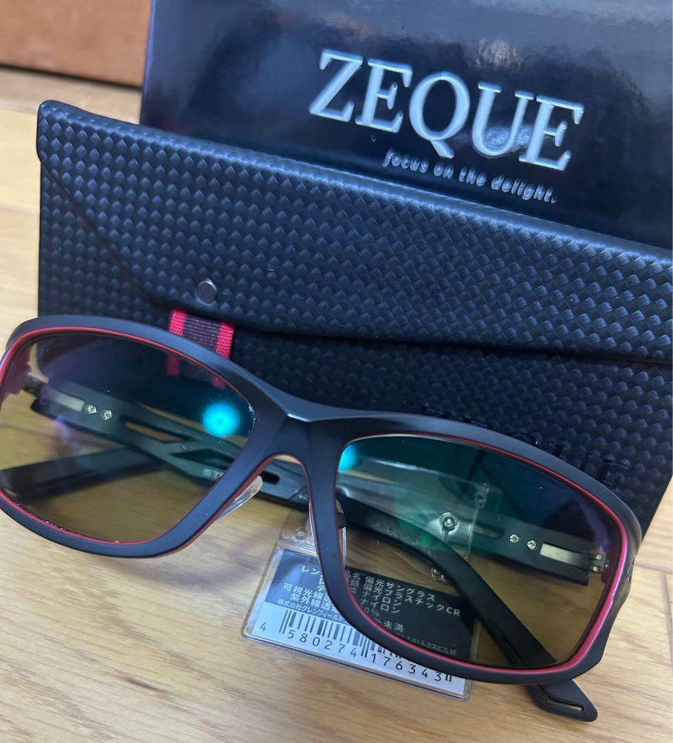 Zeque（ゼクー）　STELTH（ステルス）サングラス 持ち運びケース付き