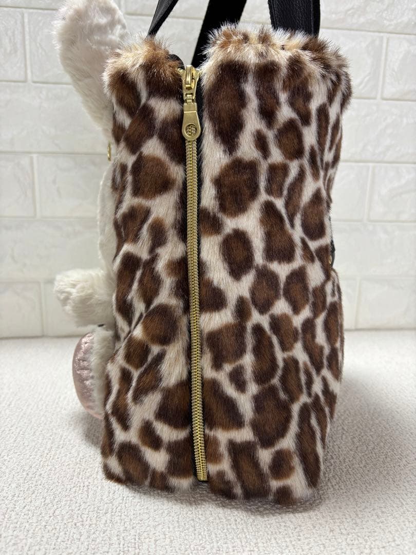 う*ん様 コヤンイサムチョン　サイドファスナーバッグ　サンダーちゃん　ヒョウ柄