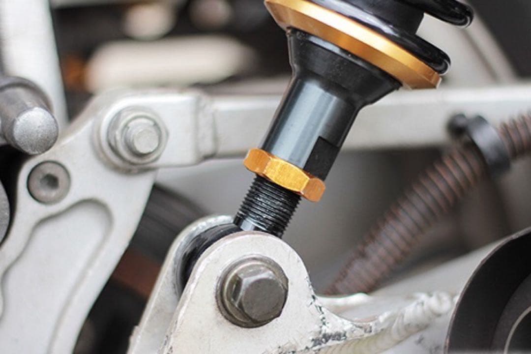 【604】 リア サスペンション 320mm 黒 タンク別体 調整可能 新品