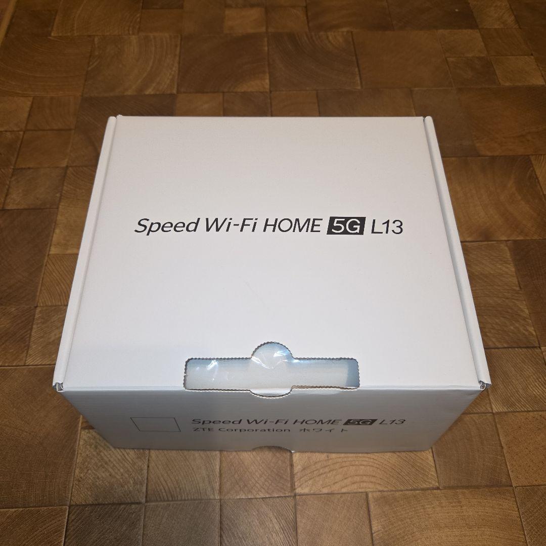 Speed Wi-Fi  5G L13 ホームルーター