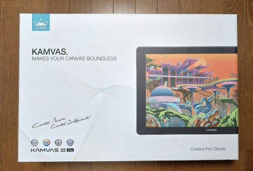 HUION デジタルペンタブレット 本体と付属品