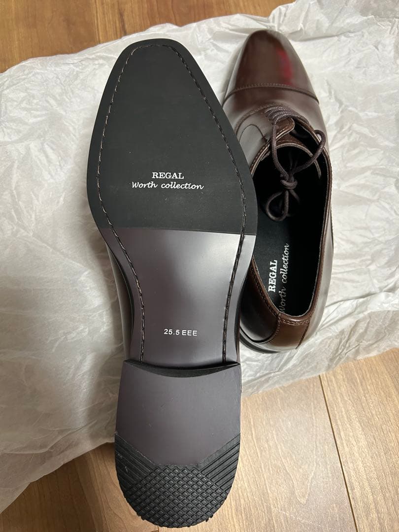 REGAL Worth Collection ブラウン 25.5 EEE