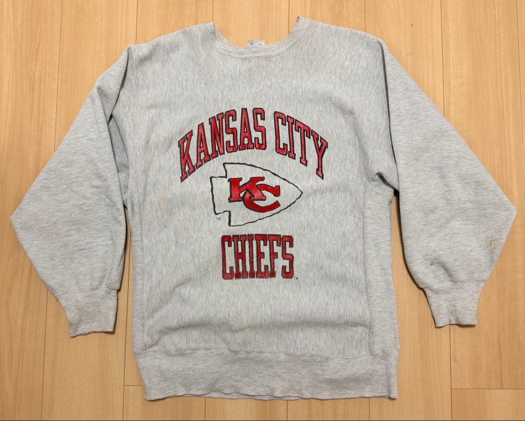 【サンタク】Champion 90sリバースウィーブKansas City