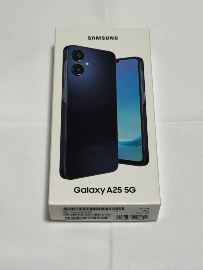 新品未使用 Samsung Galaxy A25 5G Black 64GB